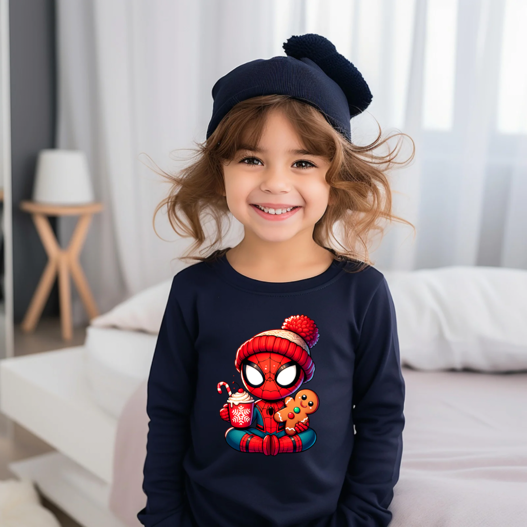 Kids Spidey Xmas Shirt or Sweater