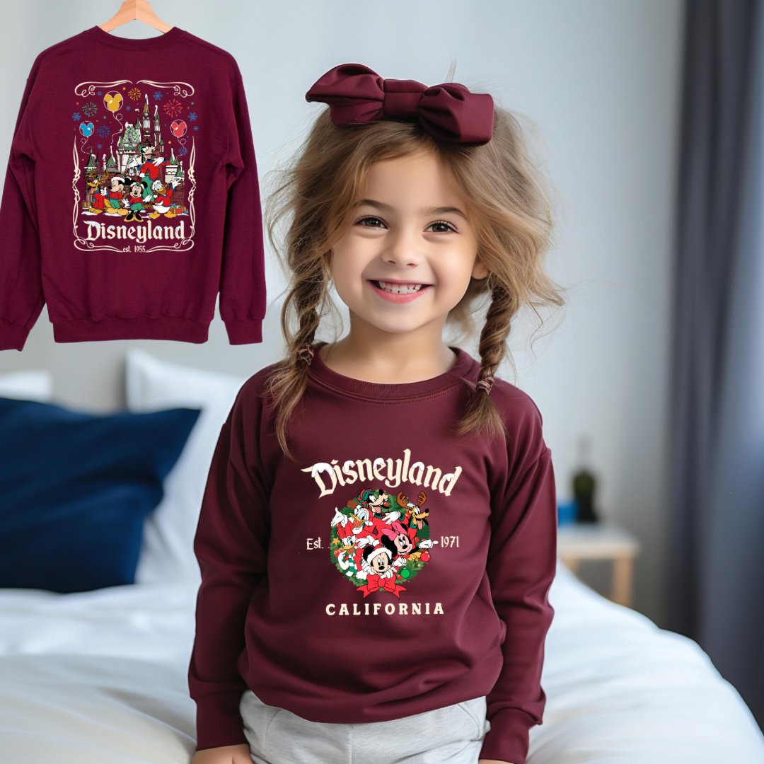 Kids Disnylnd Christmas Sweater