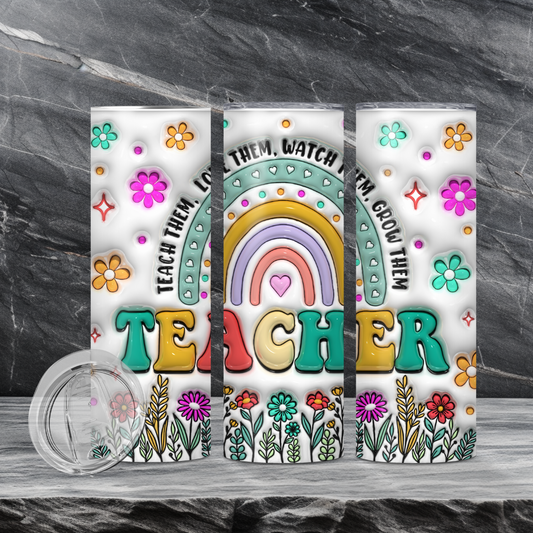 Teacher 3D 20oz Tumblers
