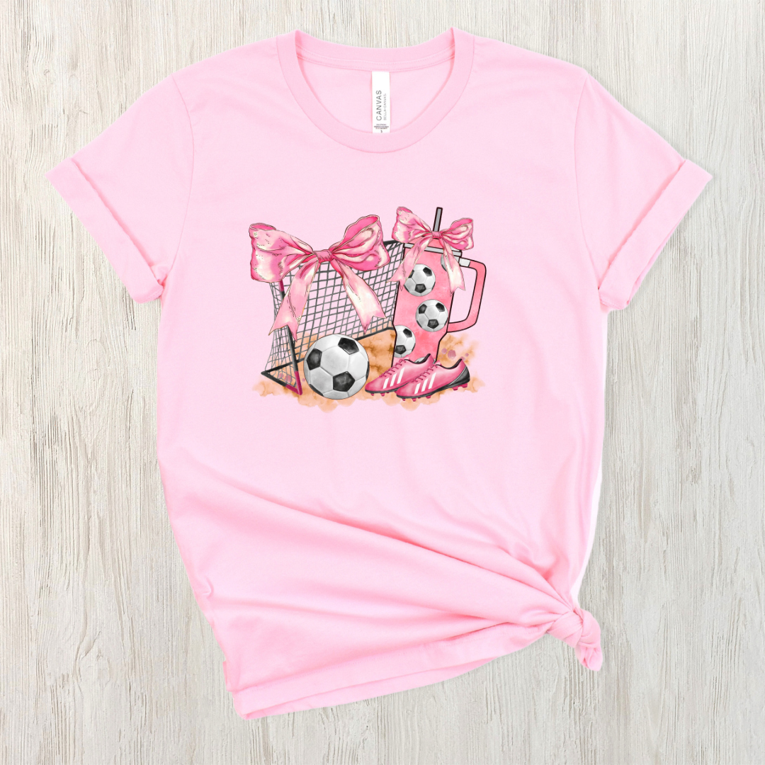 Pink Soccer Vibes Shirt or Sweater