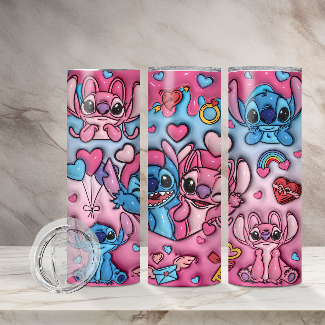 Alien Girl & Boy Tumbler