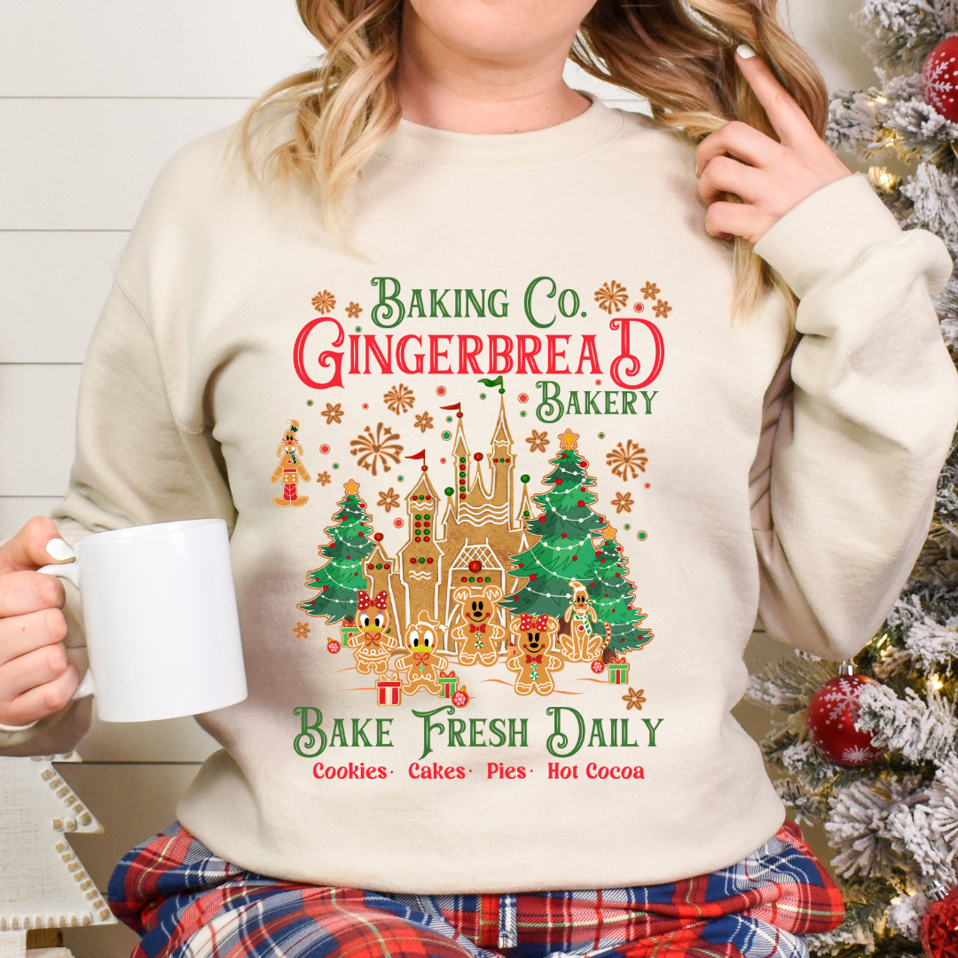 Main Street Gingerbread Bakery Sweater