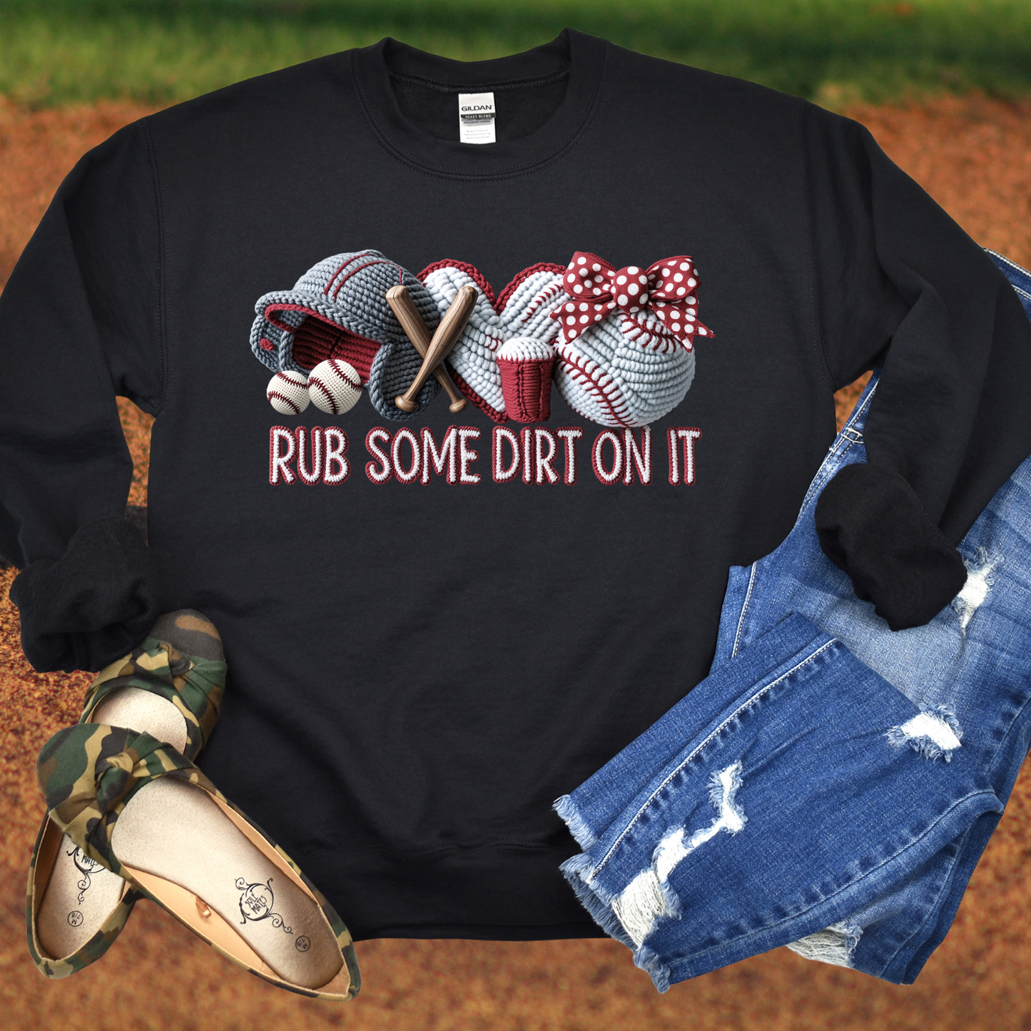 Rub Dirt on It Yarn Effect