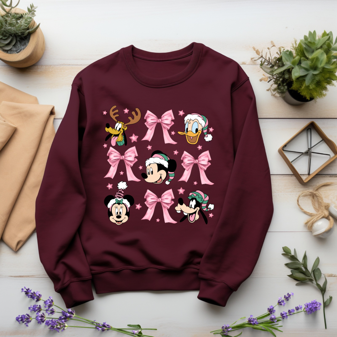 Pink Magical Bows Sweater
