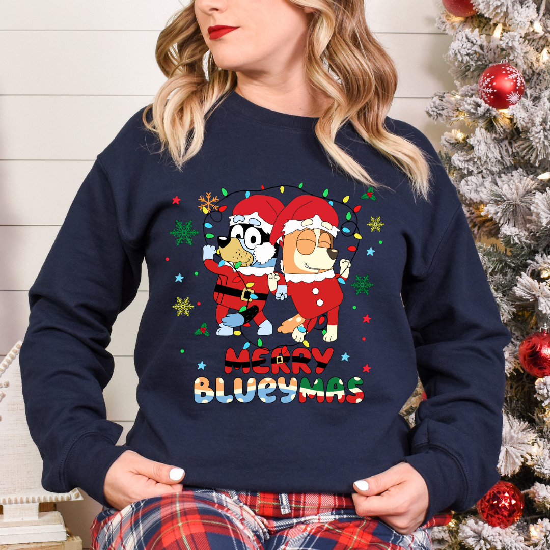 Merry Bluemas Sweater