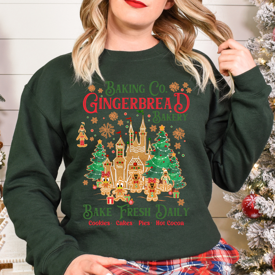 Main Street Gingerbread Bakery Sweater