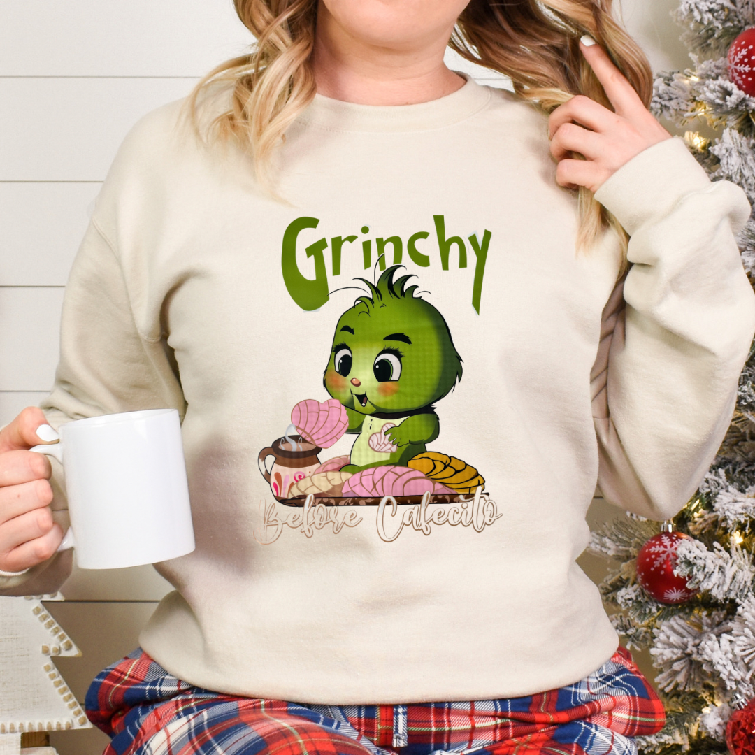 Grinchy Before Cafecito Sweater