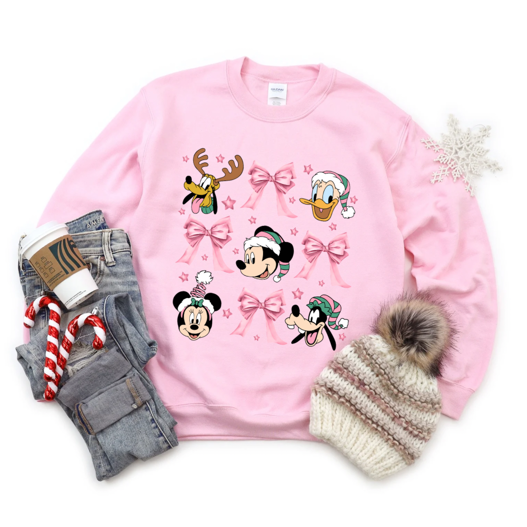 Pink Magical Bows Sweater