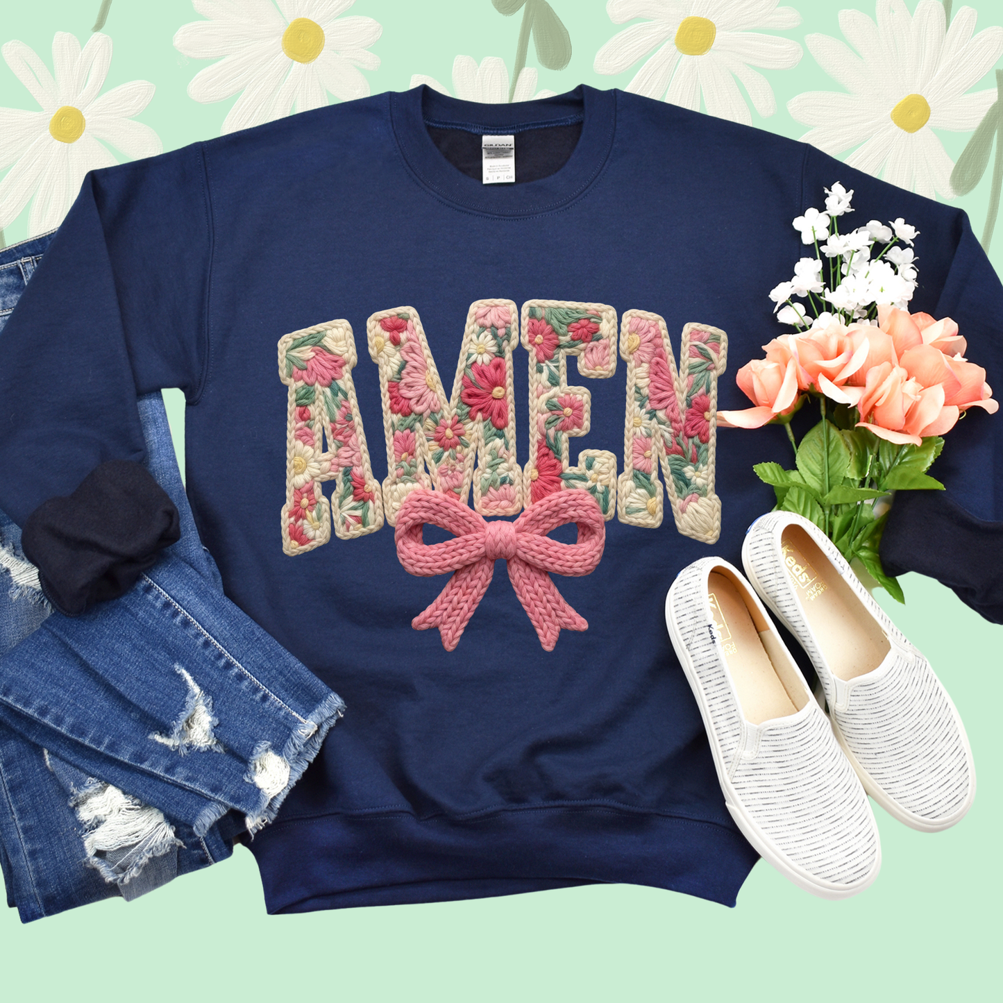 AMEN Yarn Effect Sweater