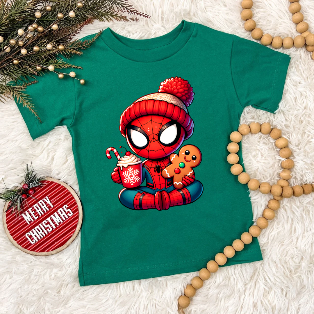 Kids Spidey Xmas Shirt or Sweater
