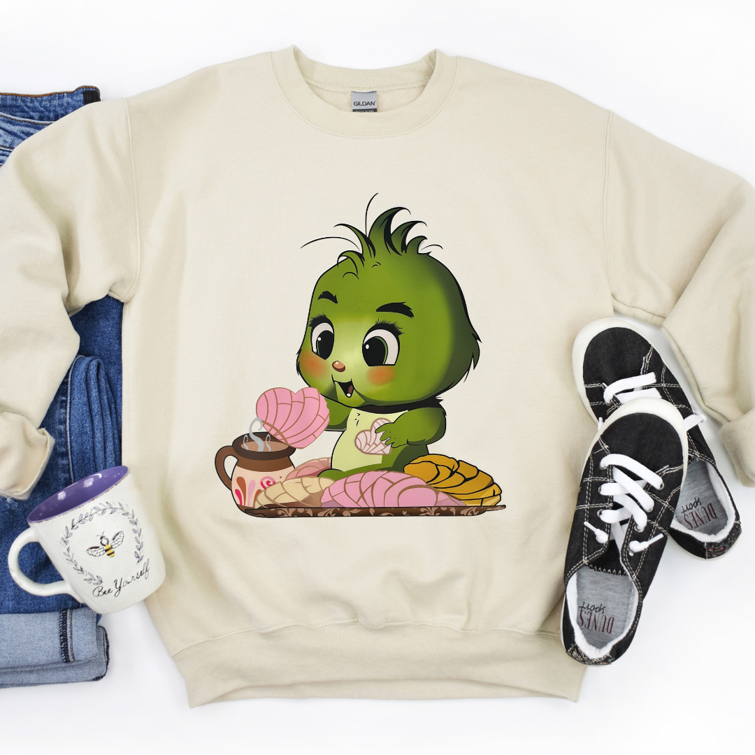 Grinchy Concha Sweater