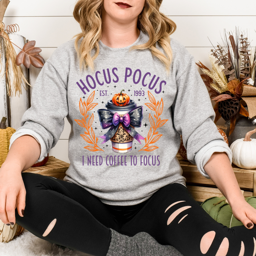 Hocus Focus Coffee Sweater