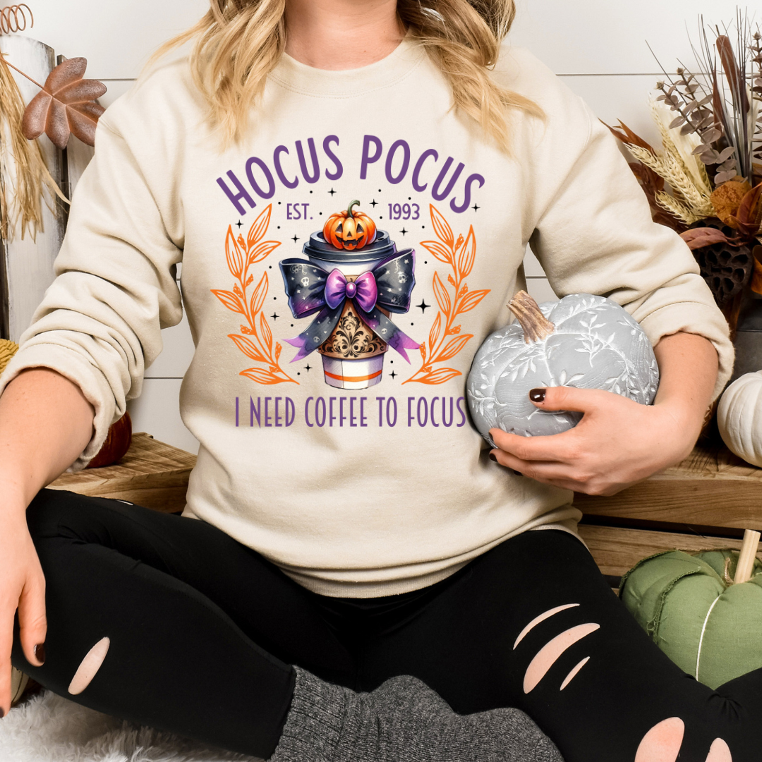 Hocus Focus Coffee Sweater
