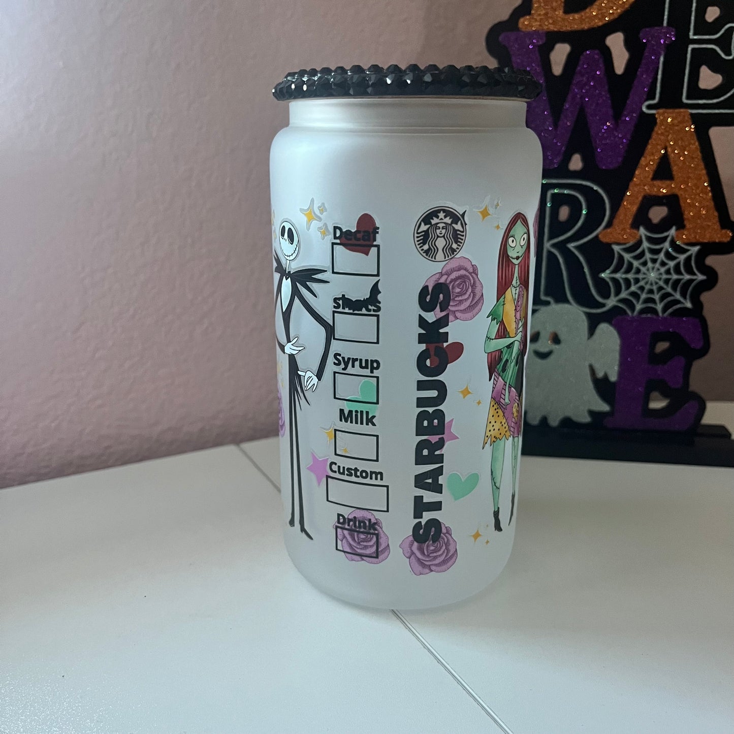 Jack & Sally Frosted Cup