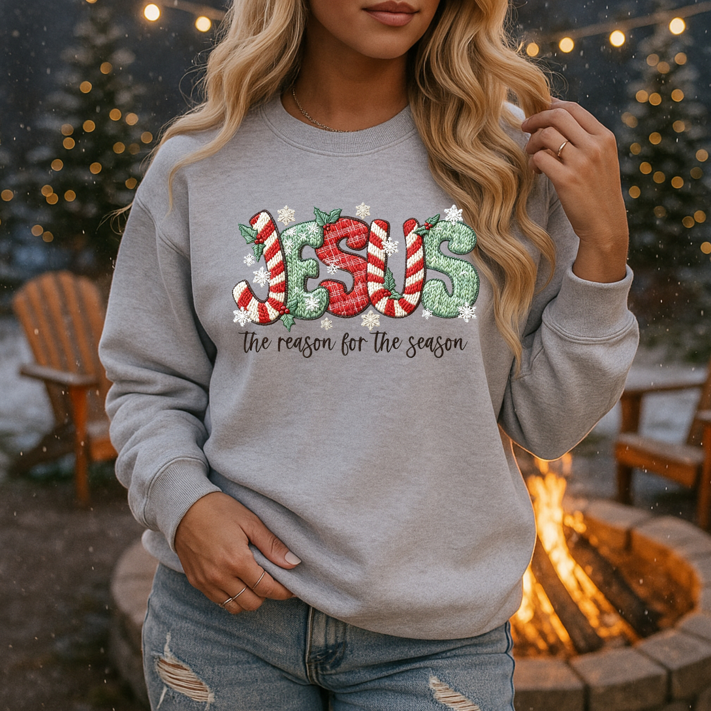 Jesus is the Season Yarn Effect