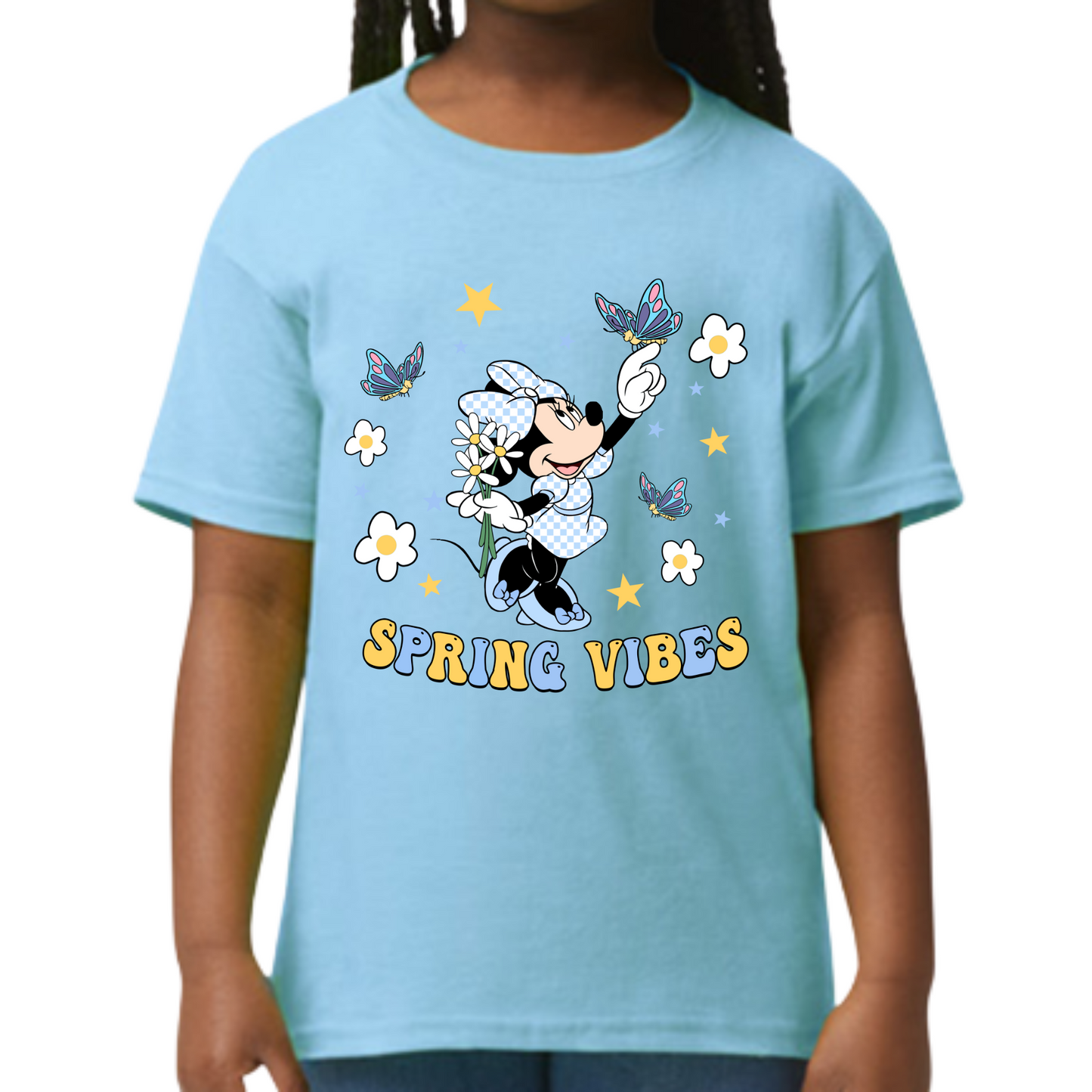 Kids Spring Vibes Minnie Shirt