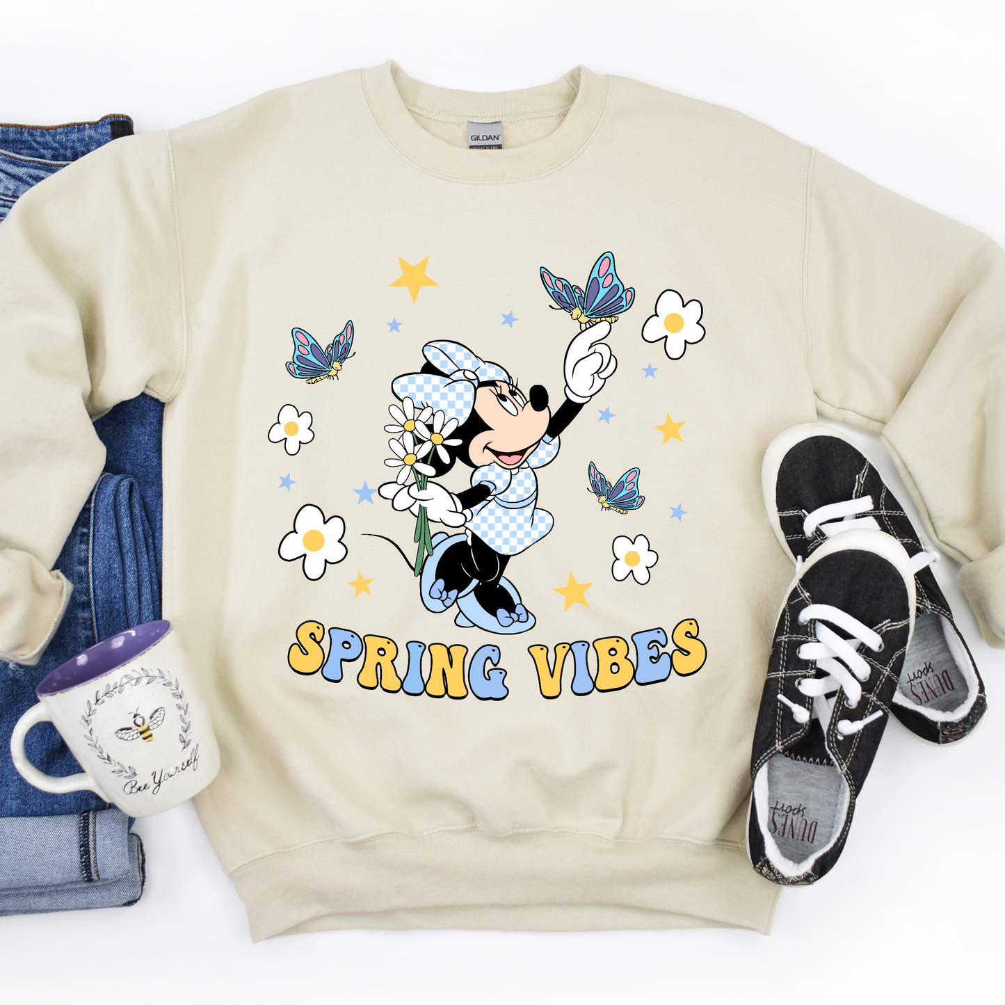 Spring Vibes Minnie Shirt or Sweater