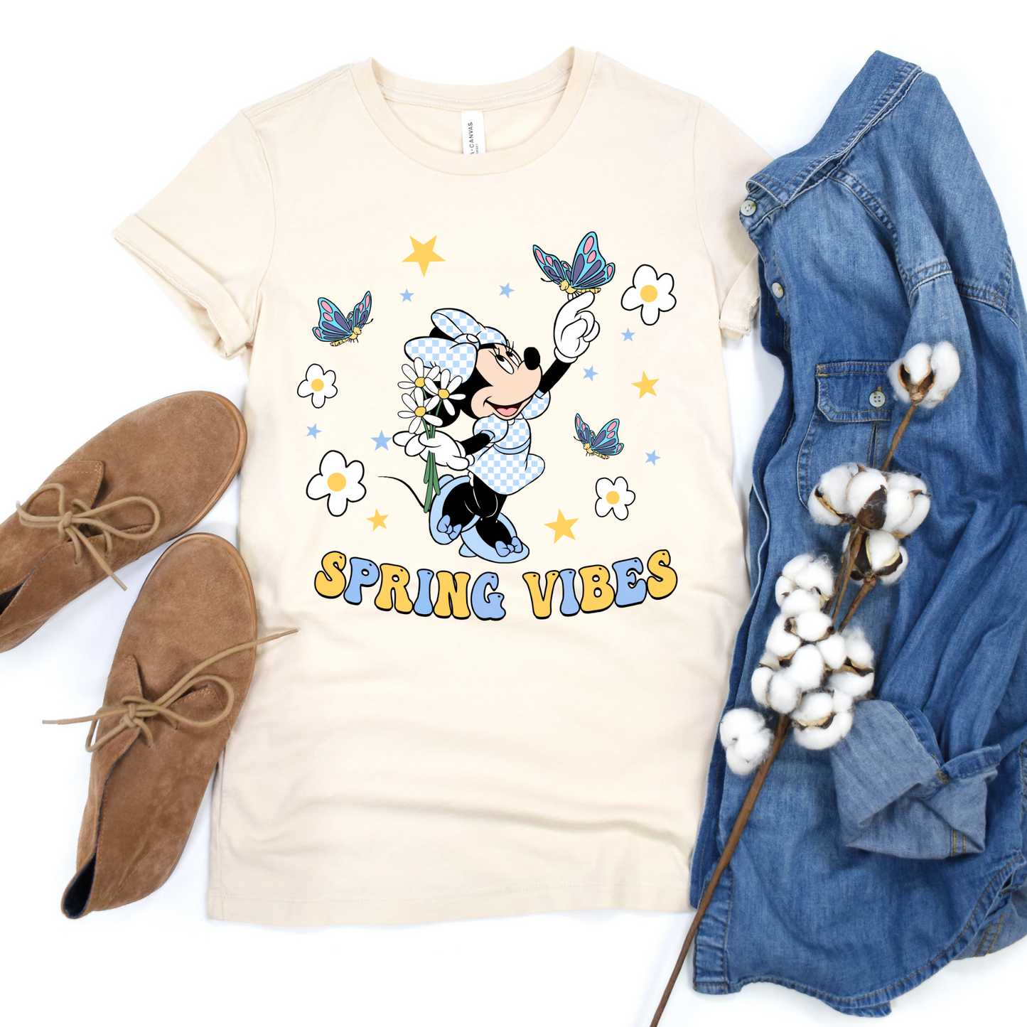 Kids Spring Vibes Minnie Shirt