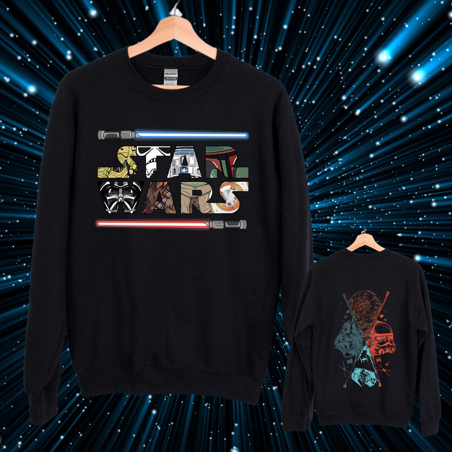 Star Warzz Shirt or Sweater