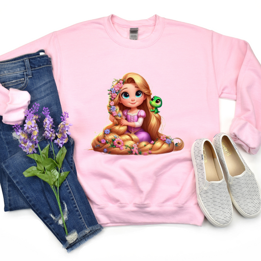 Punzel Sweater with Sleeve Design