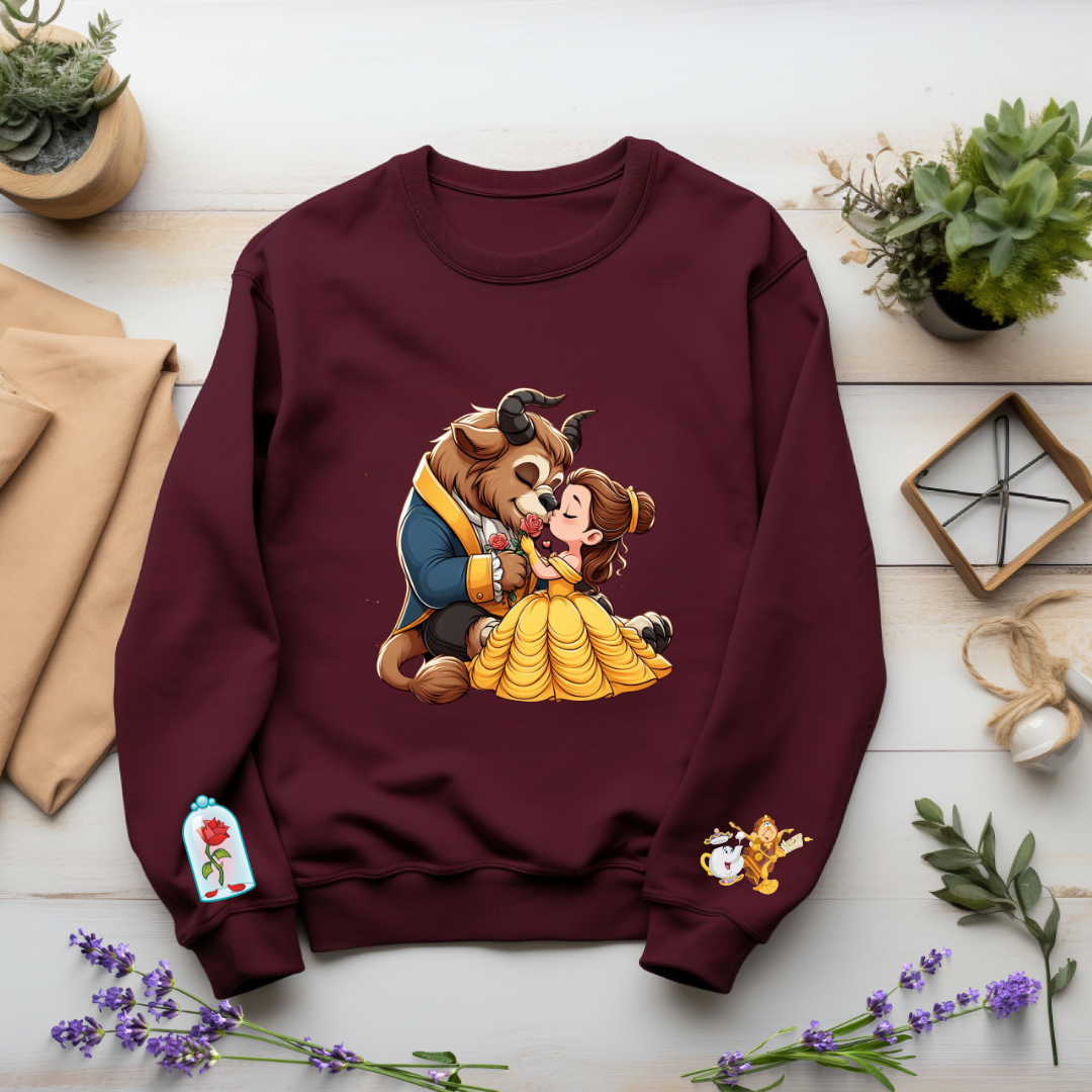 The Enchanted Rose Princess with Sleeve Design
