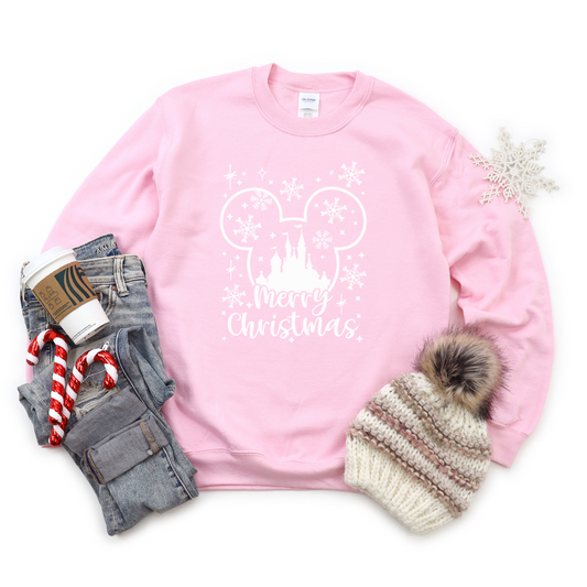 Merry Christmas Sweater - Pink