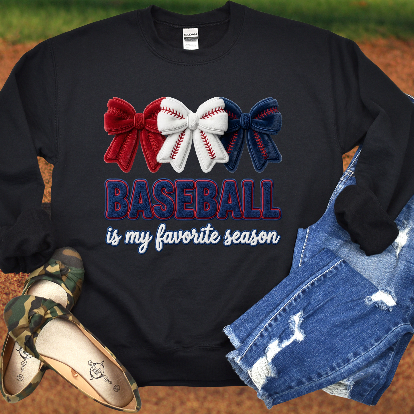 Baseball is My Favorite Season Yarn Effect