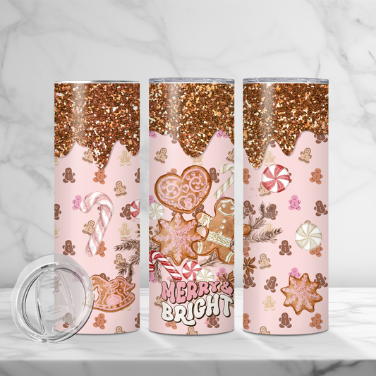 Pink Merry & Bright Tumbler