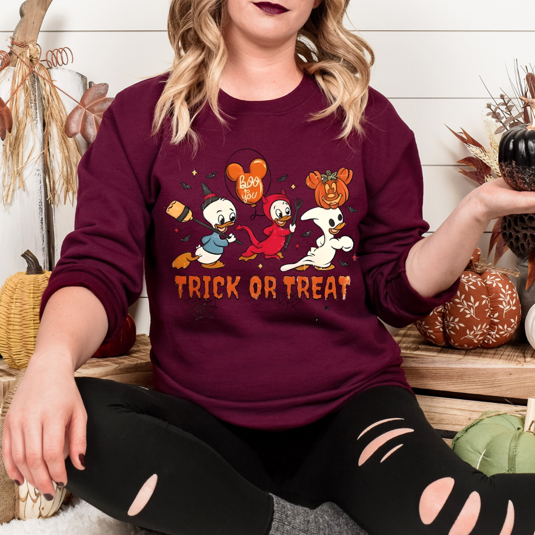 Trick or Treat Ducks Sweater