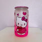 HK Love 16oz Glass Cup