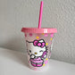 Kids Ballerina Kitty Plastic Cup