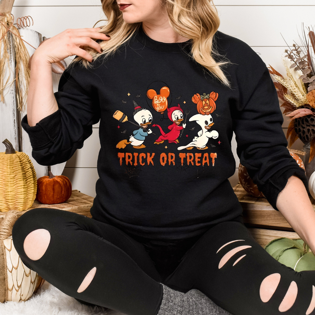 Trick or Treat Ducks Sweater