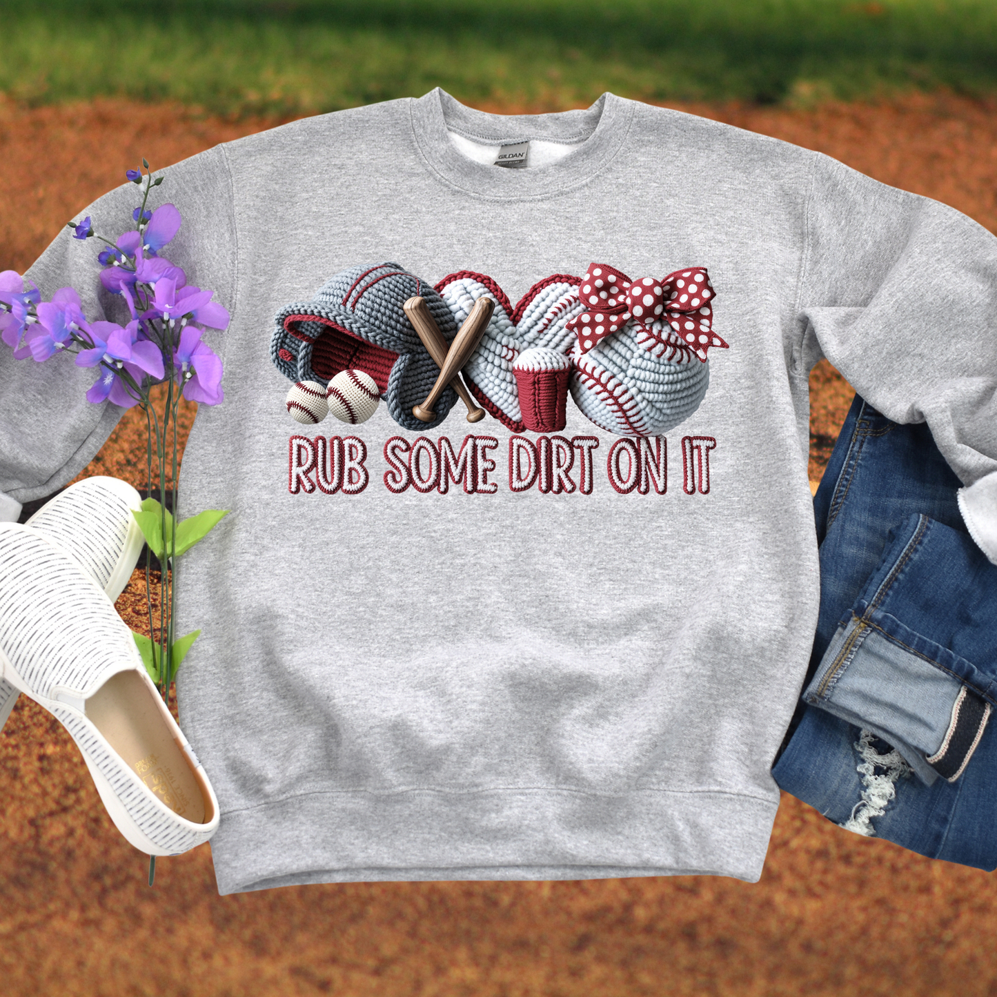 Rub Dirt on It Yarn Effect