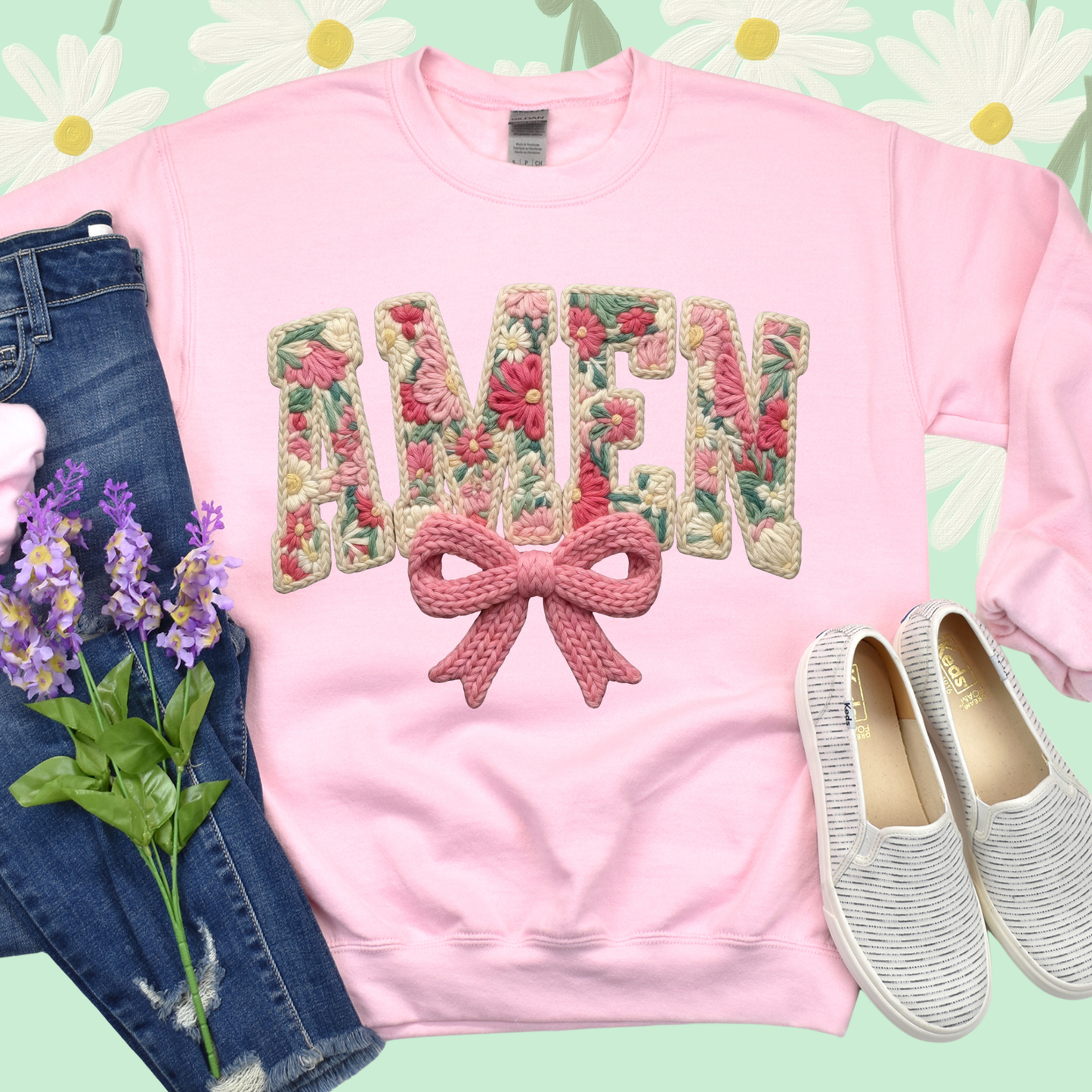 AMEN Yarn Effect Sweater