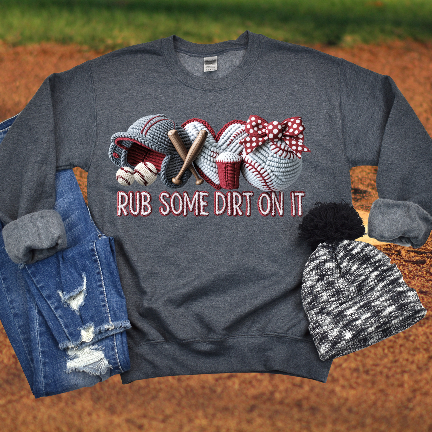 Rub Dirt on It Yarn Effect