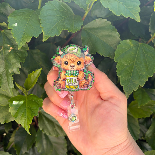 Dill with It Badge Reel