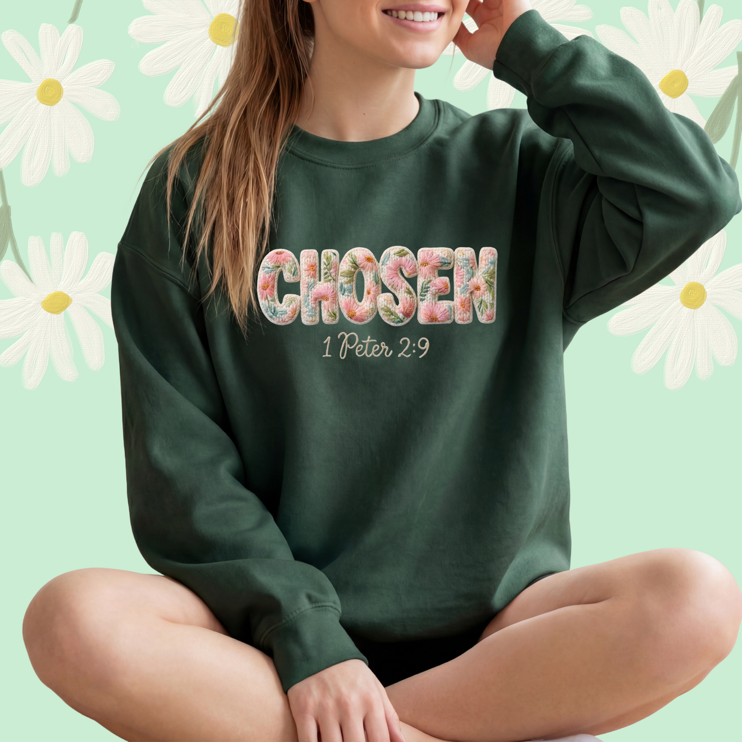 CHOSEN Yarn Effect Sweater