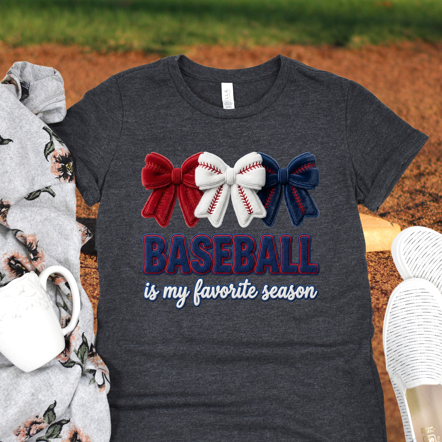 Baseball is My Favorite Season Yarn Effect