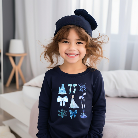 Kids Ice Queen Coquette Sweater