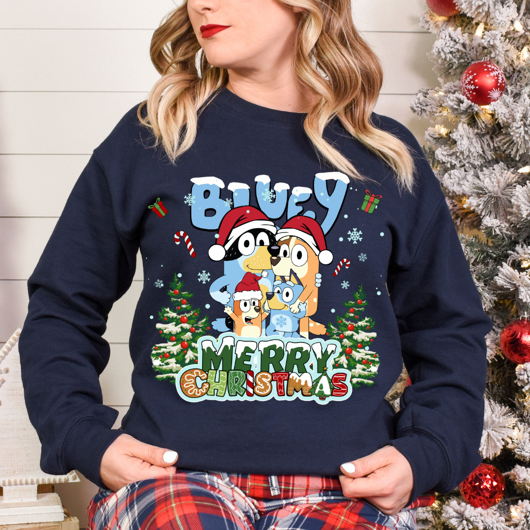 Blue Family Xmas Sweater