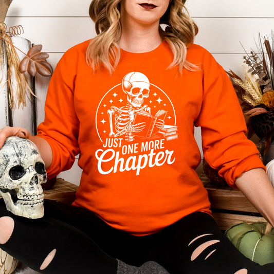 Skeleton One More Chapter Sweater