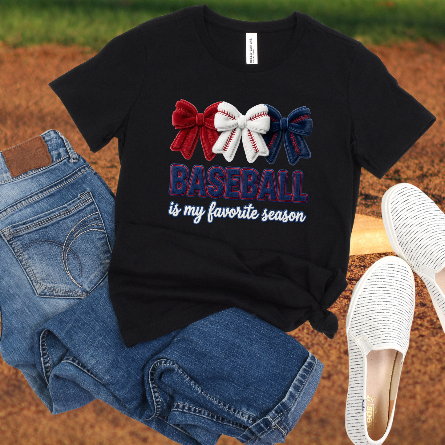 Baseball is My Favorite Season Yarn Effect