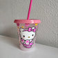 Kids Ballerina Kitty Plastic Cup