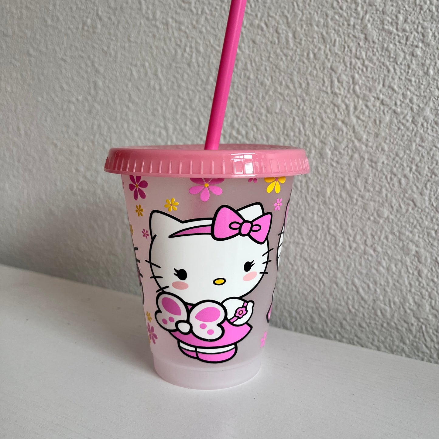 Kids Ballerina Kitty Plastic Cup