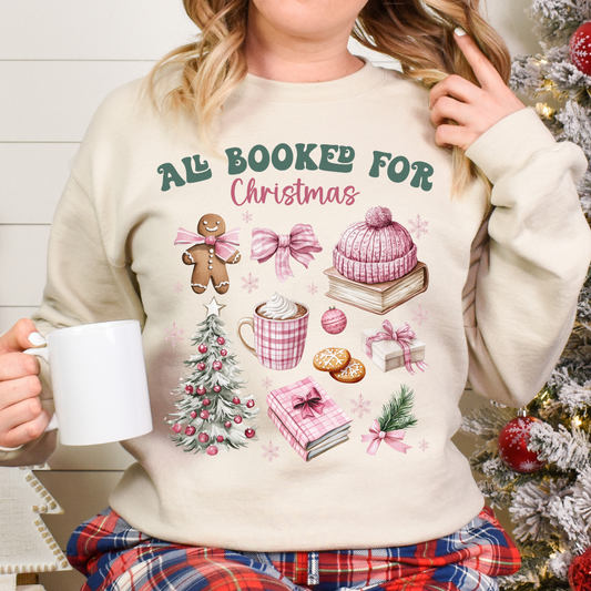 Booked for Christmas Sweater