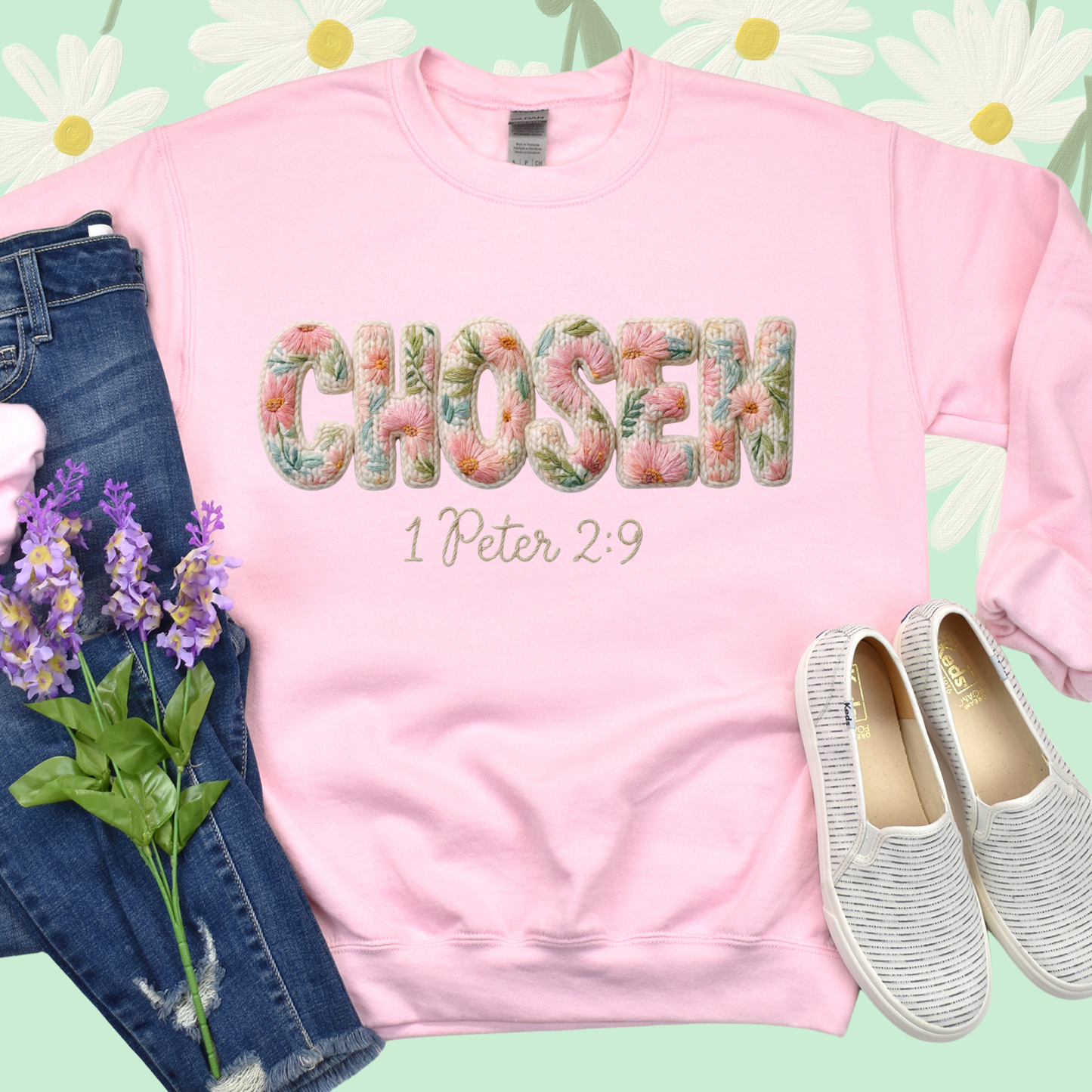 CHOSEN Yarn Effect Sweater