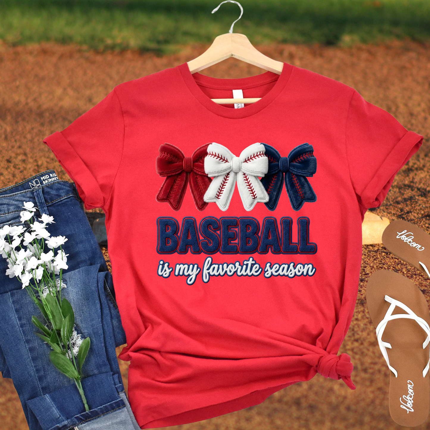Baseball is My Favorite Season Yarn Effect