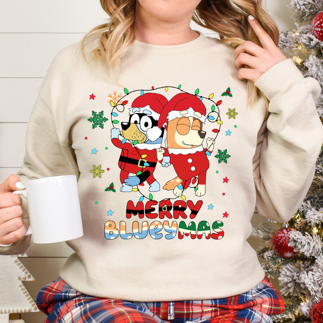 Merry Bluemas Sweater