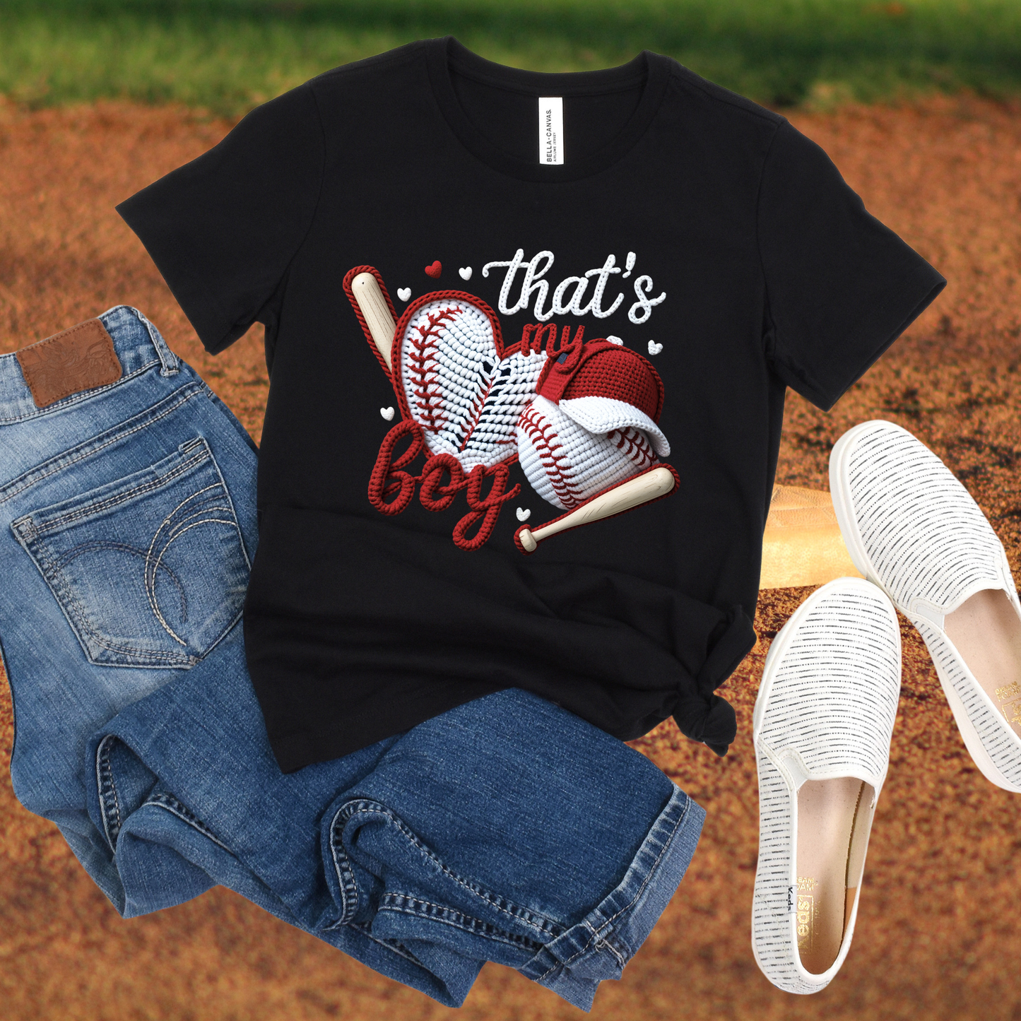 That's My Boy Baseball Yarn Effect