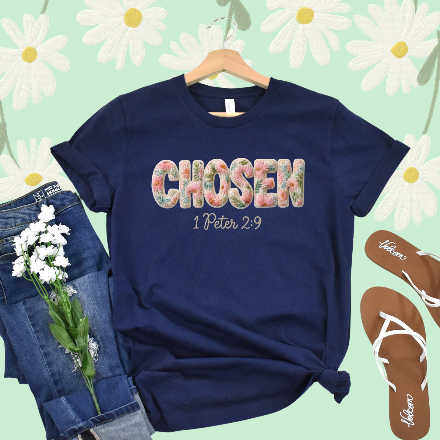 CHOSEN Yarn Effect Sweater